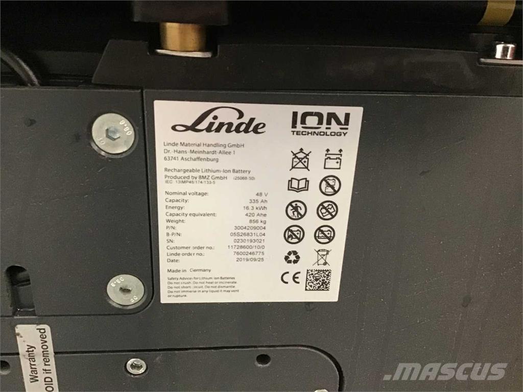 Linde E16 ION Elektrische heftrucks