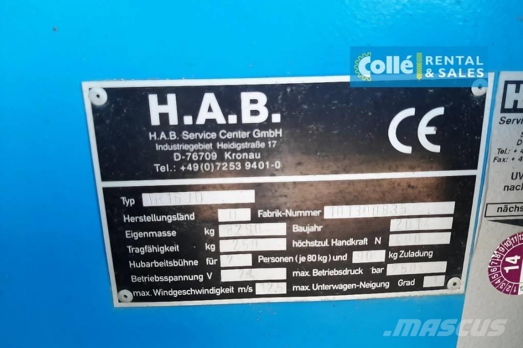 HAB TR16JD | 2014 Telescoophoogwerkers