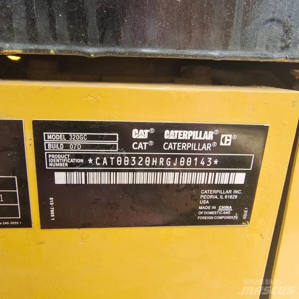 CAT 320 GC Rupsgraafmachines