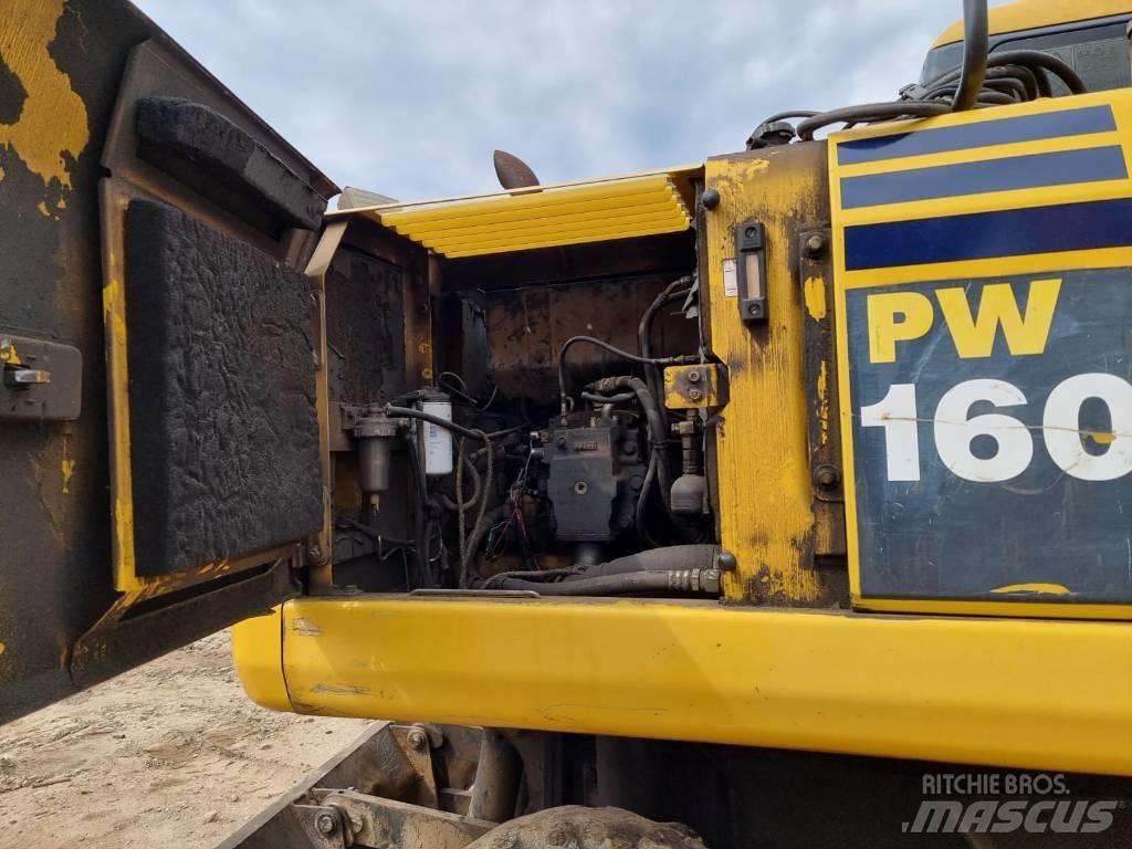 Komatsu PW 160-7 Wielgraafmachines