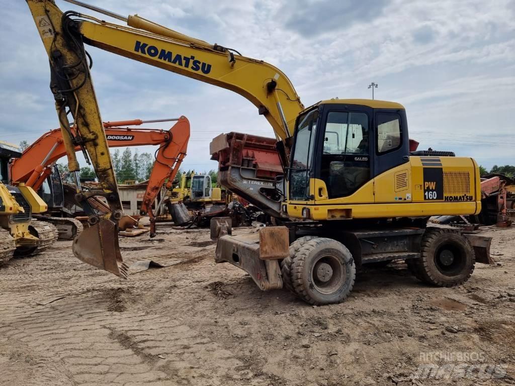 Komatsu PW 160-7 Wielgraafmachines
