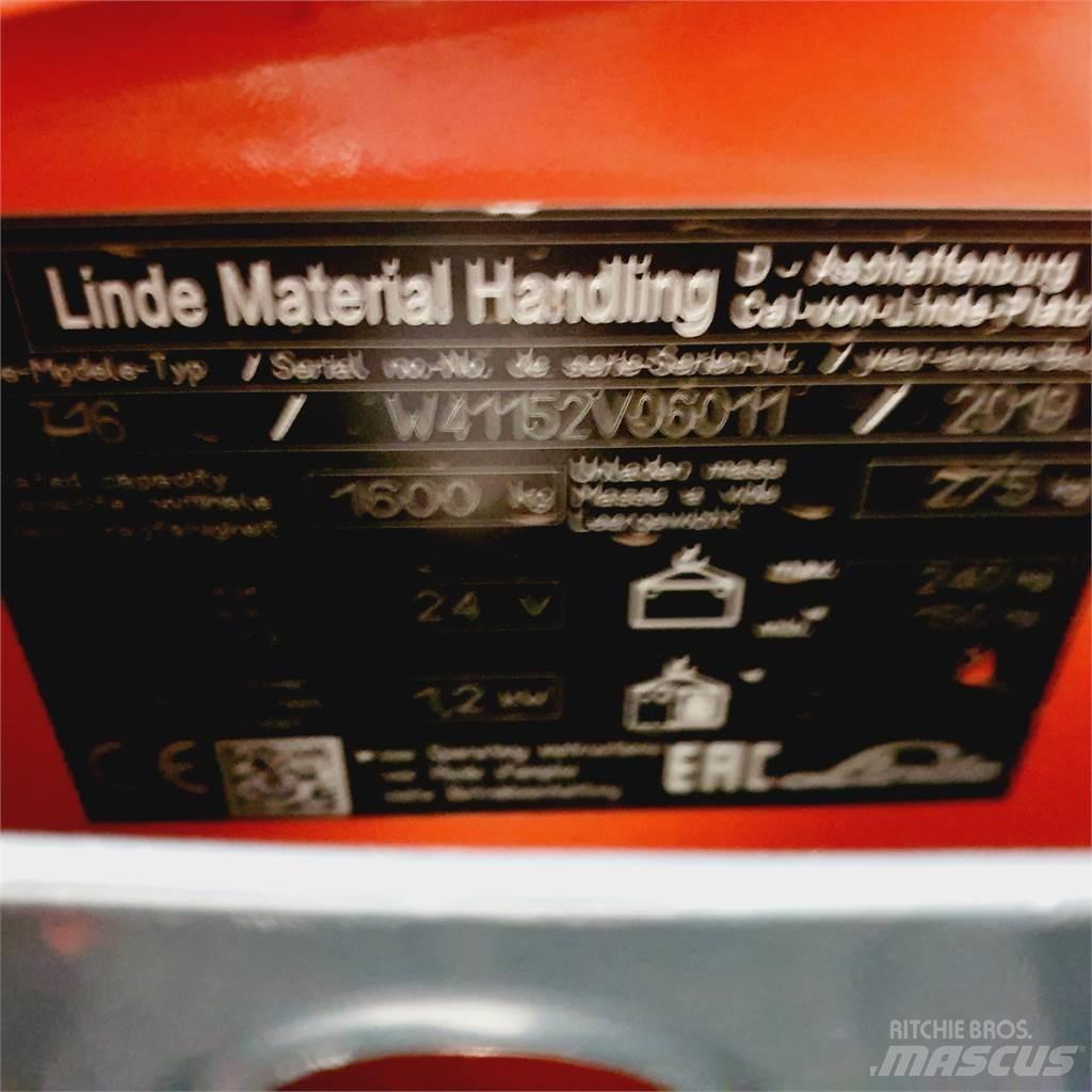 Linde T16 Li-Ion Electro-pallettrucks
