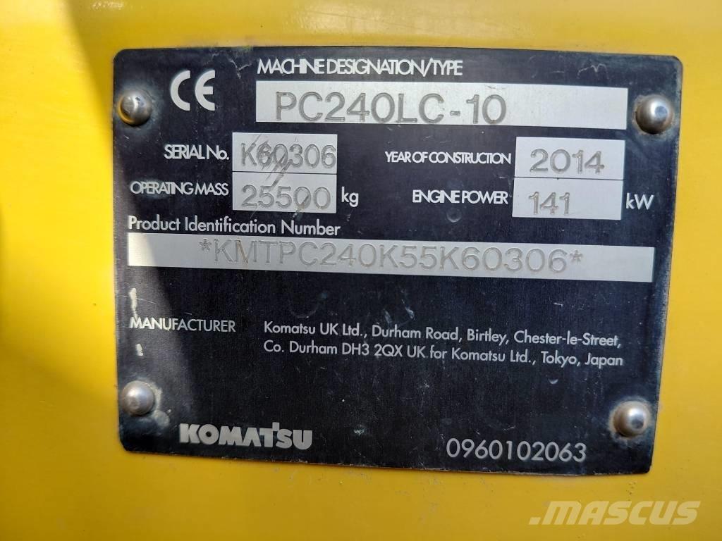 Komatsu PC 240 LC-10 Rupsgraafmachines