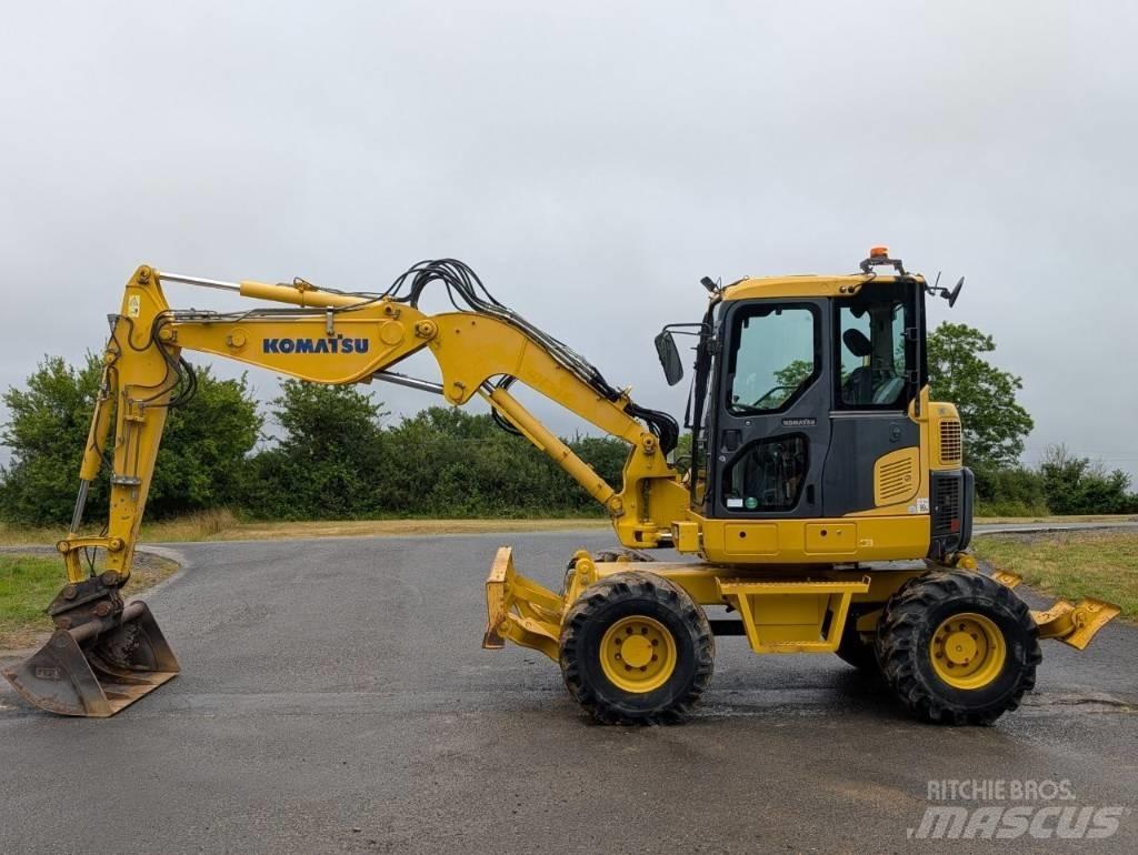 Komatsu PW 98 MR-8 Wielgraafmachines