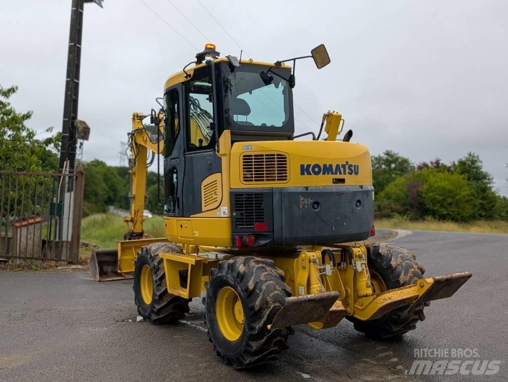 Komatsu PW 98 MR-8 Wielgraafmachines