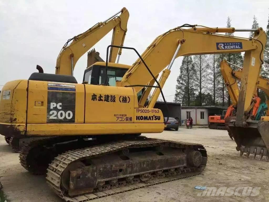 Komatsu pc200-7 Rupsgraafmachines