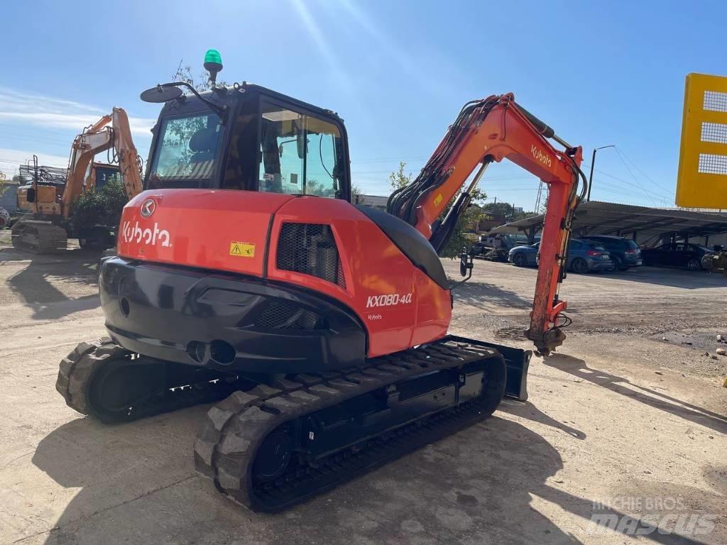 Kubota KX 080-4 Midigraafmachines 7t - 12t