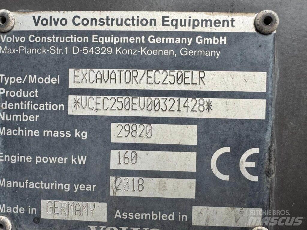 Volvo EC250ELR Rupsgraafmachines