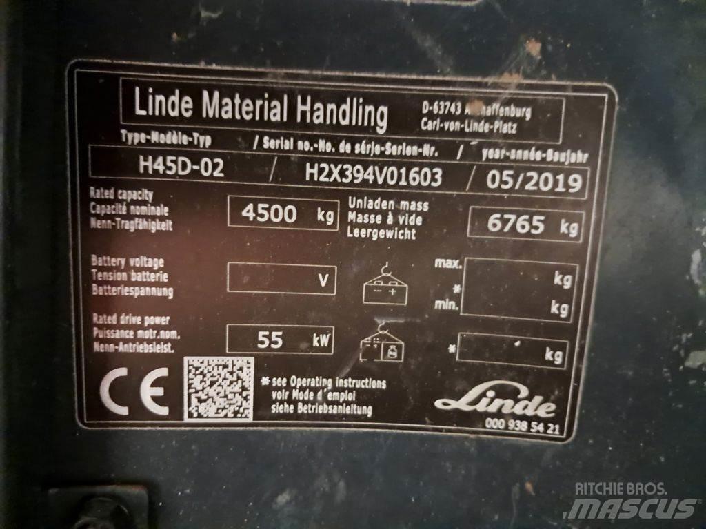 Linde H45D-02 Diesel heftrucks