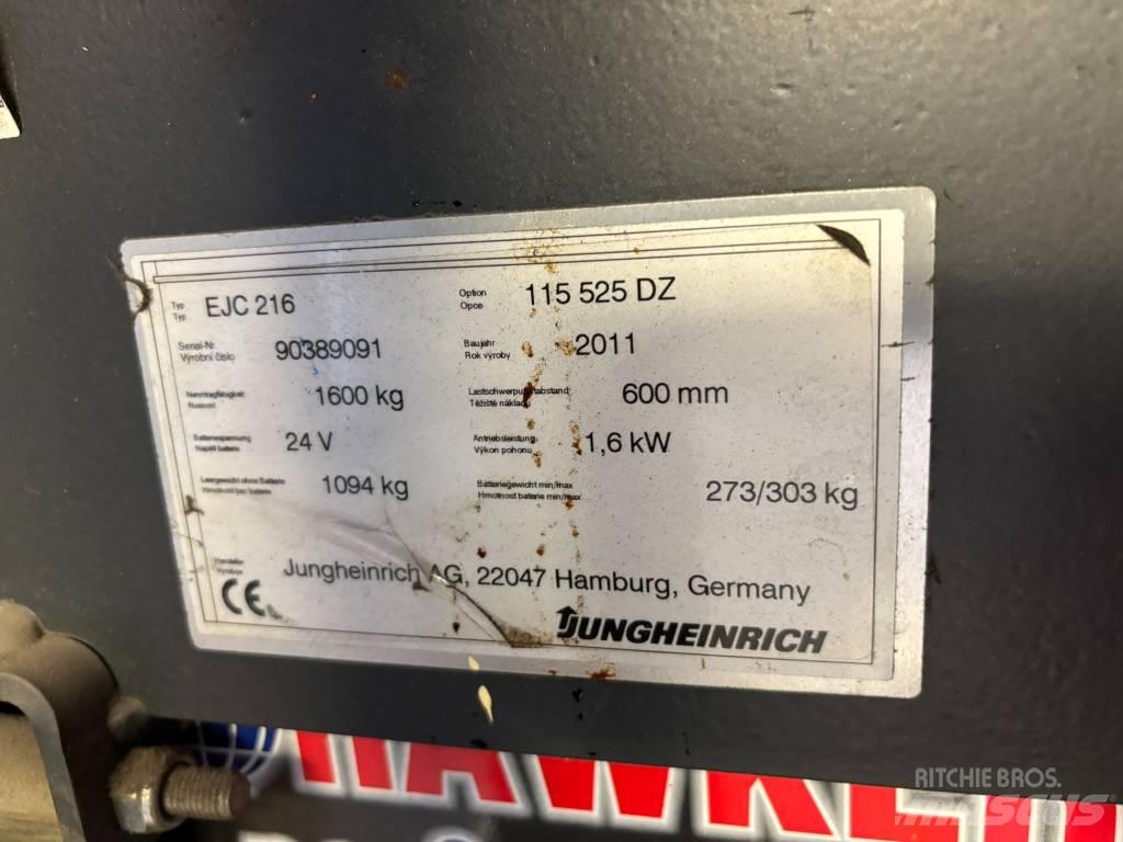 Jungheinrich EJC216 Meeloop stapelaar
