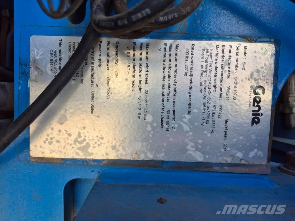 Genie S 40 Telescoophoogwerkers