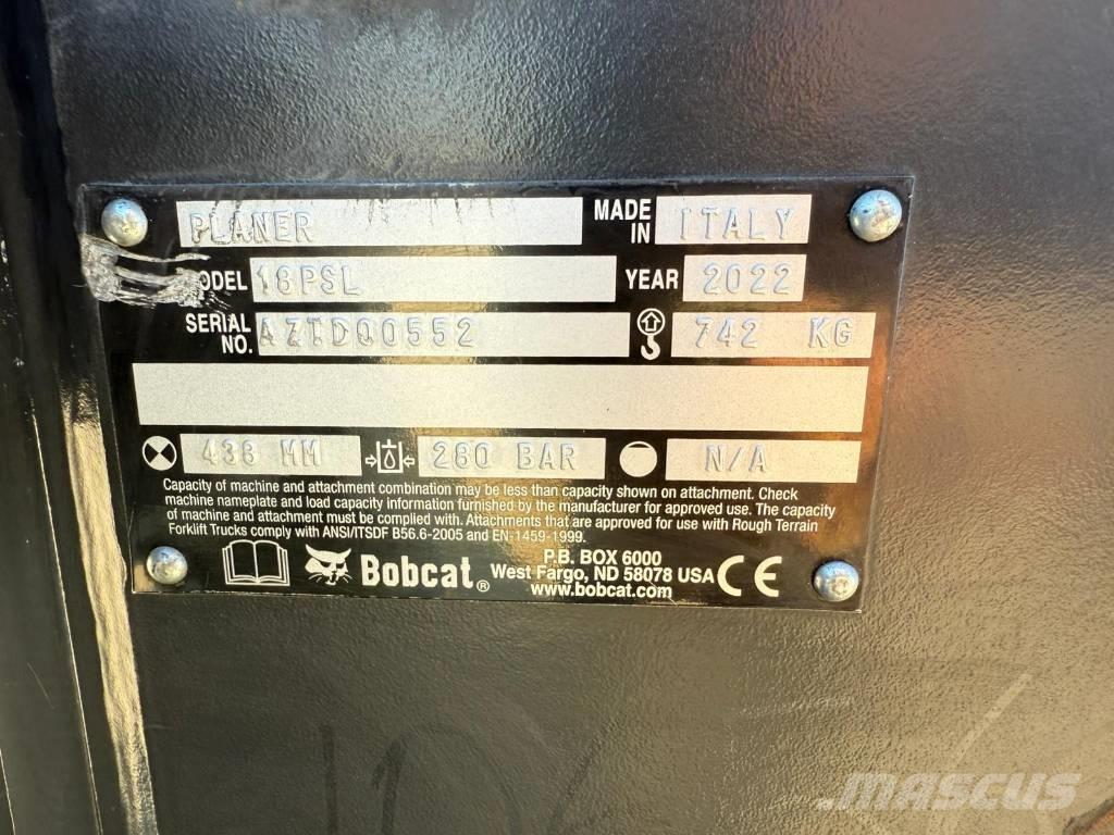 Bobcat 18 PSL Overige componenten
