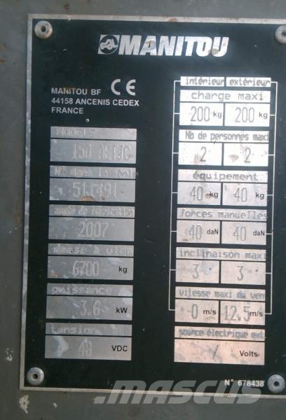 Manitou 150 AETJC Knikarmhoogwerkers