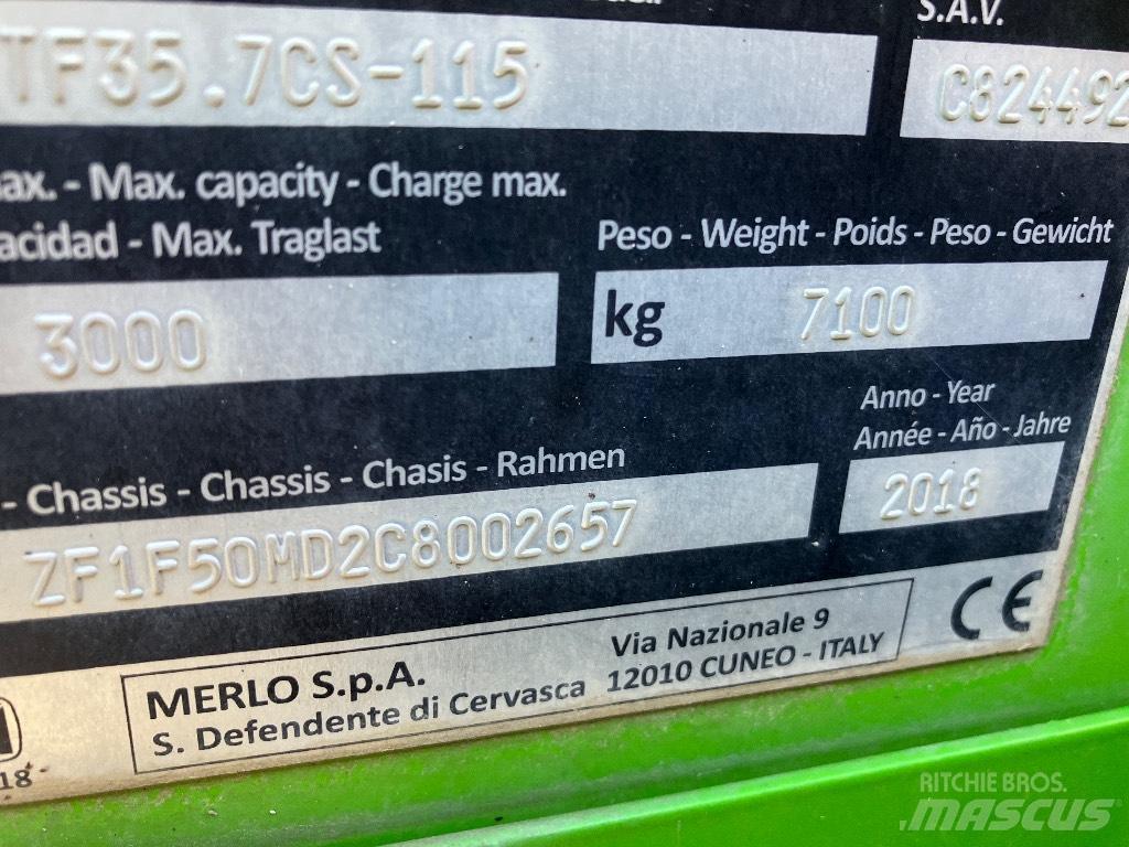 Merlo 35.7 CS Verreikers voor landbouw