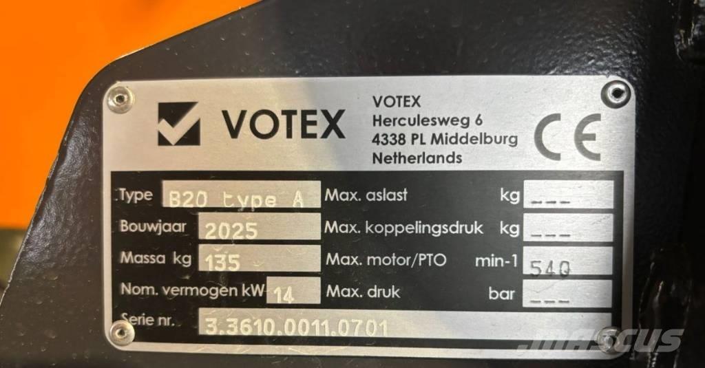Votex b20 pto Terreinbeheermachines - overige