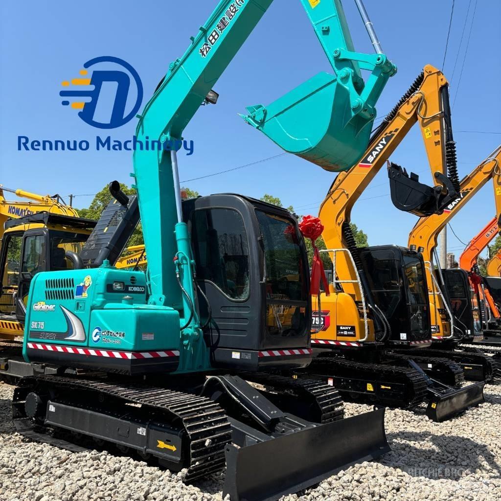 Kobelco SK75 Rupsgraafmachines