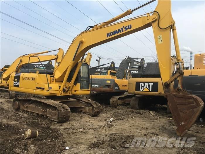 Komatsu PC 200-7 Rupsgraafmachines