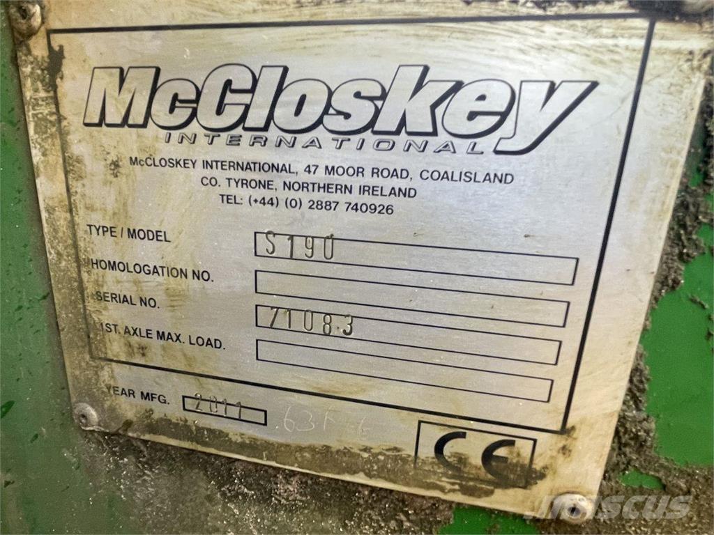 McCloskey S190 Steengroeve en mijnboormachines