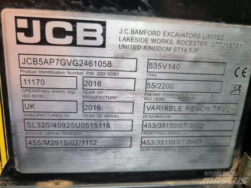 JCB 535-140 Hiviz Verreikers