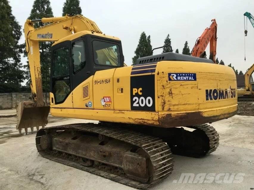 Komatsu PC 200-7 Rupsgraafmachines
