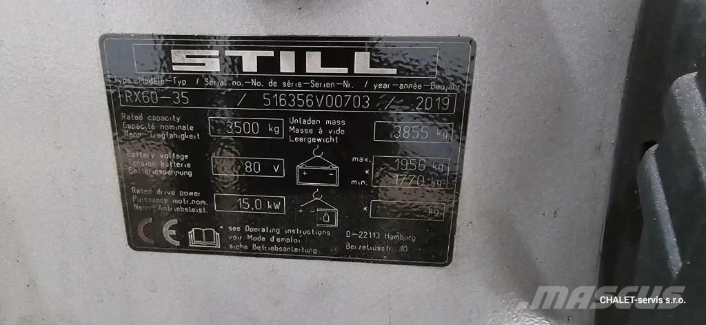 Still RX 60-35 Elektrische heftrucks