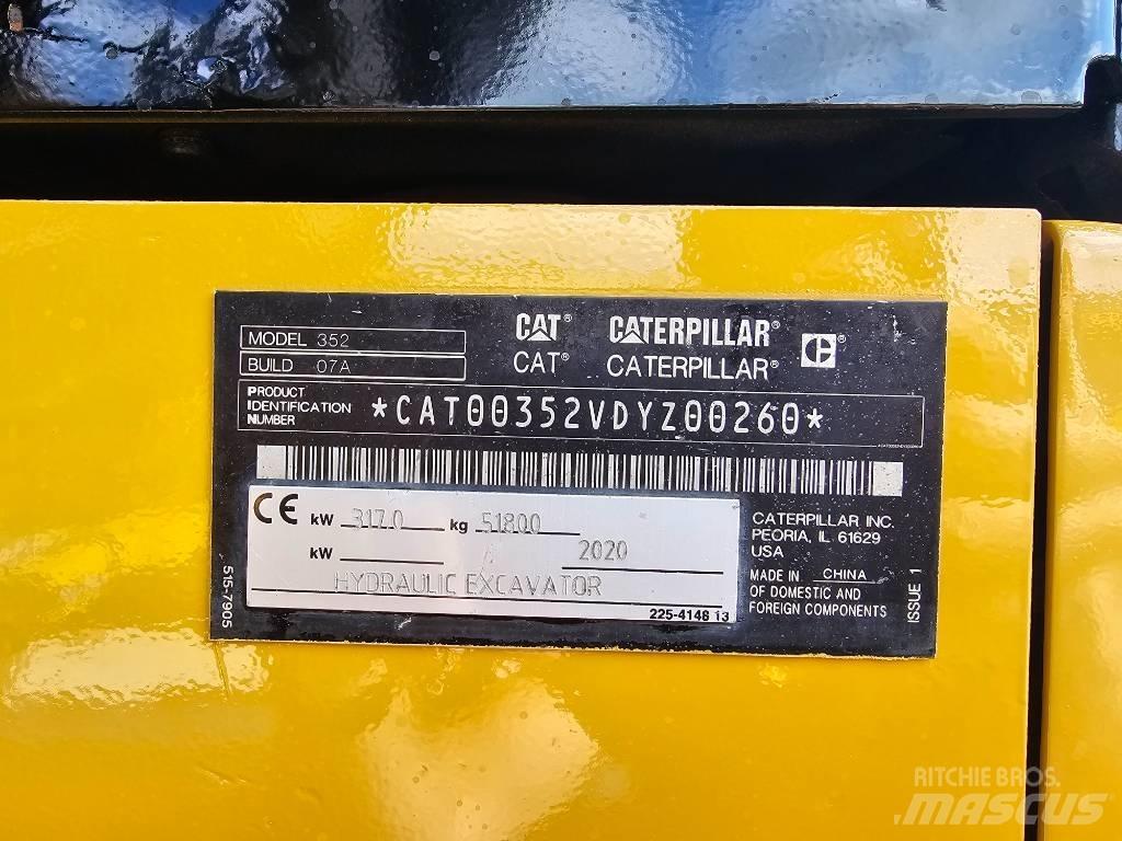 CAT 352 Rupsgraafmachines