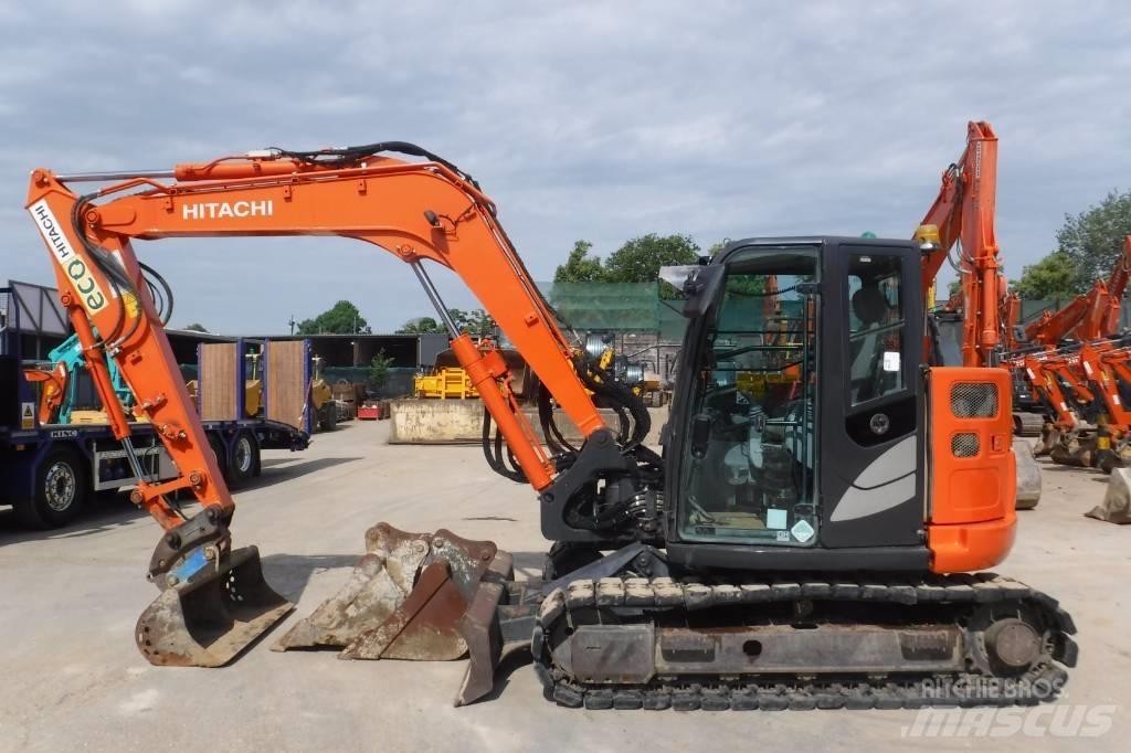 Hitachi ZX 85 US B-6 Midigraafmachines 7t - 12t