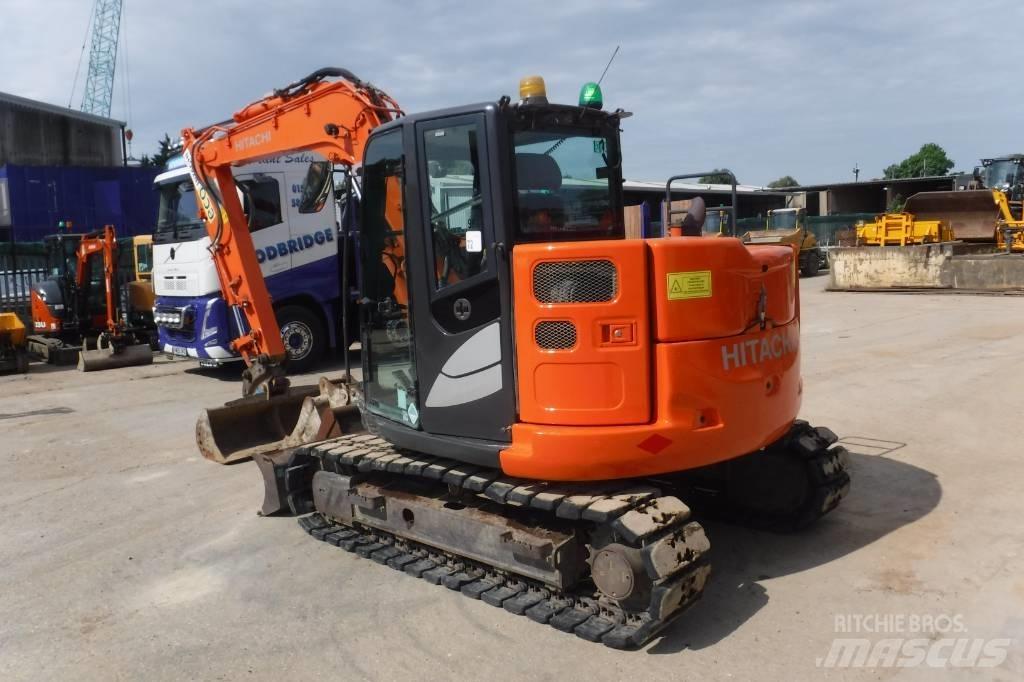 Hitachi ZX 85 US B-6 Midigraafmachines 7t - 12t