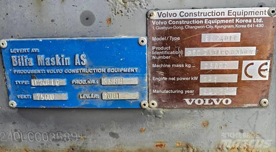 Volvo EC 240 LC Rupsgraafmachines
