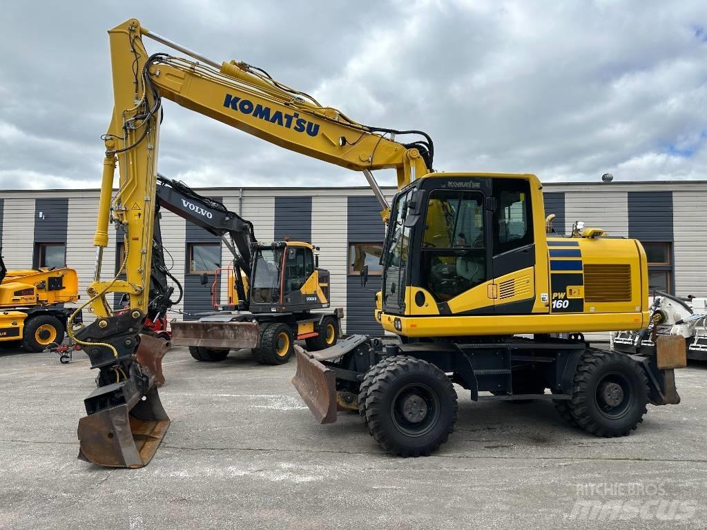 Komatsu PW160-11 Wielgraafmachines