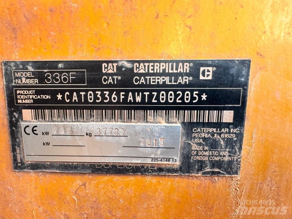 CAT 336 F L Rupsgraafmachines