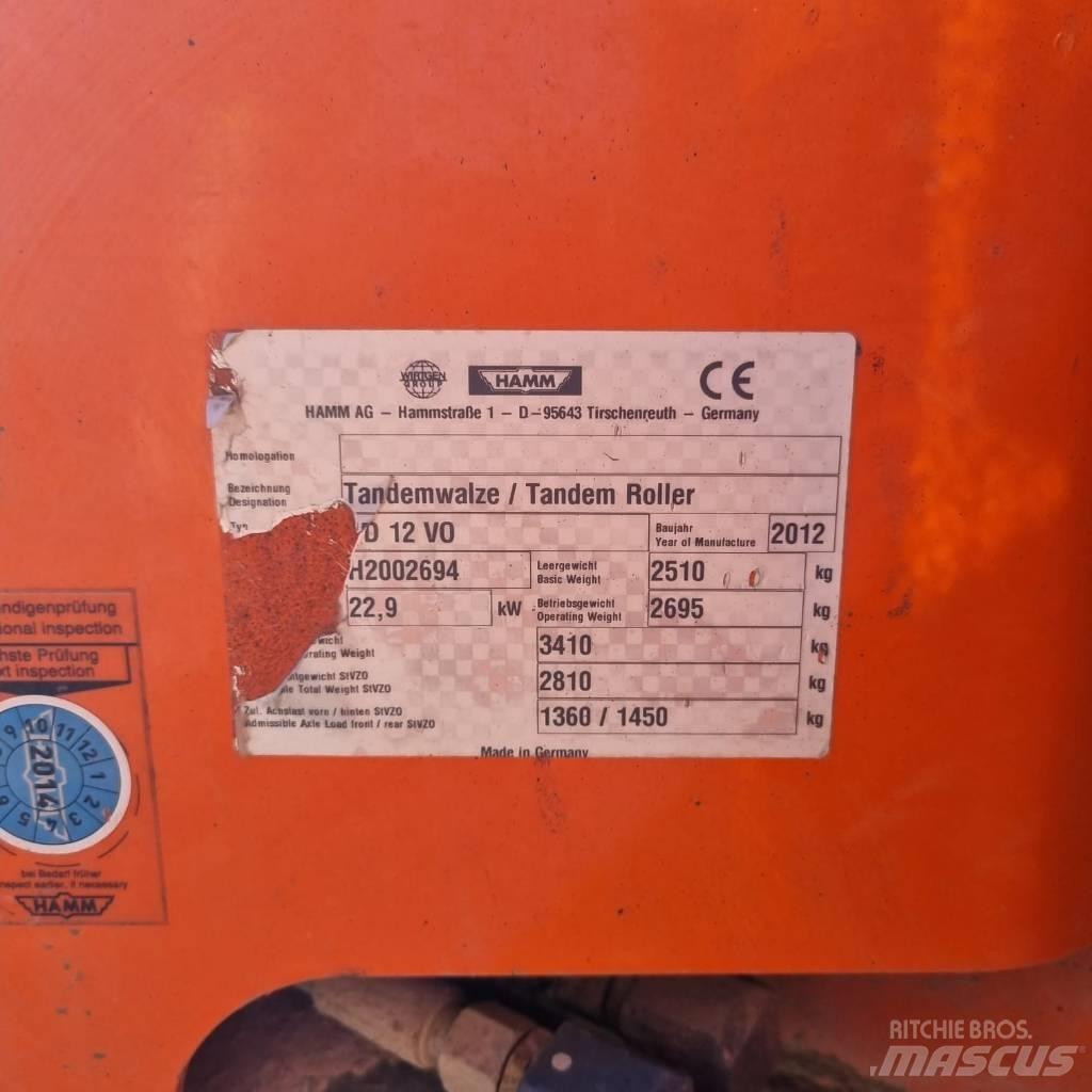 Hamm HD 12 VO Duowalsen