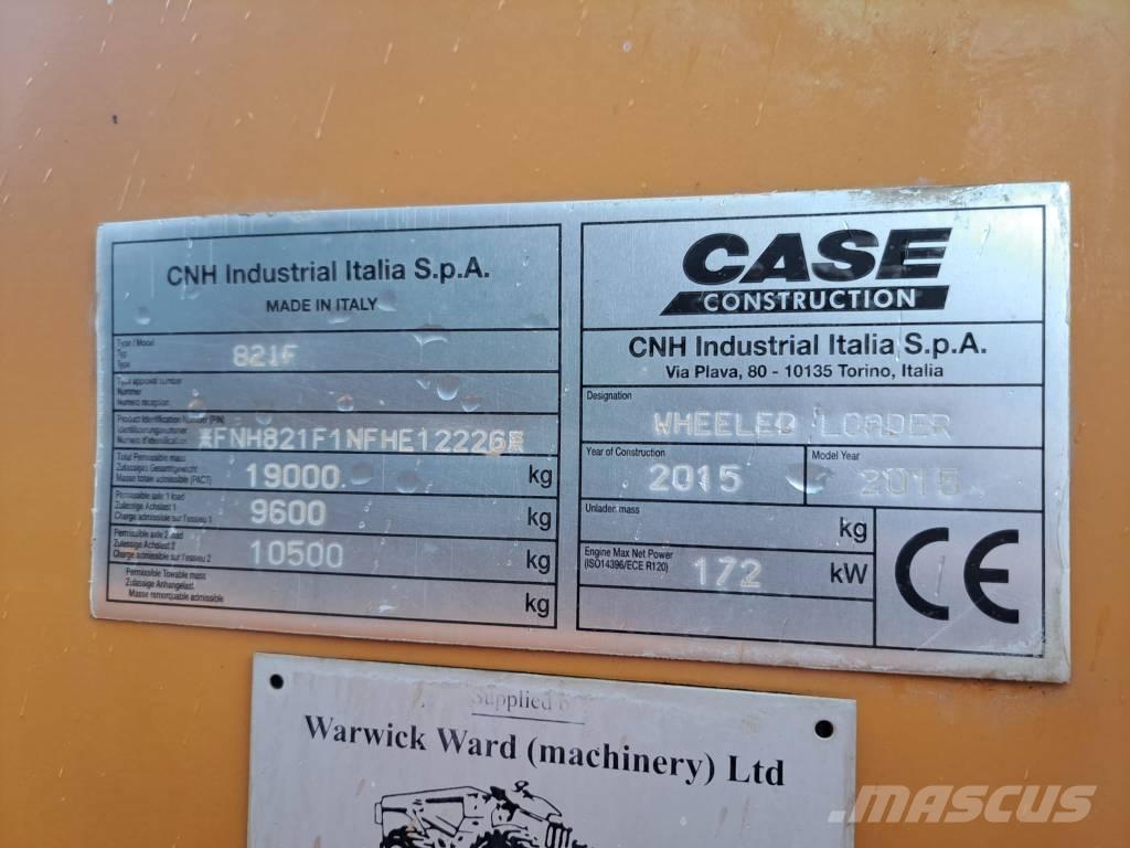 CASE 821 F Wielladers