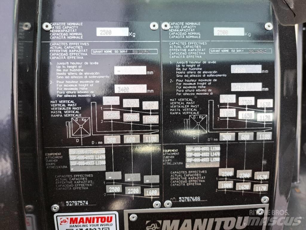 Manitou MC 25-4 Diesel heftrucks