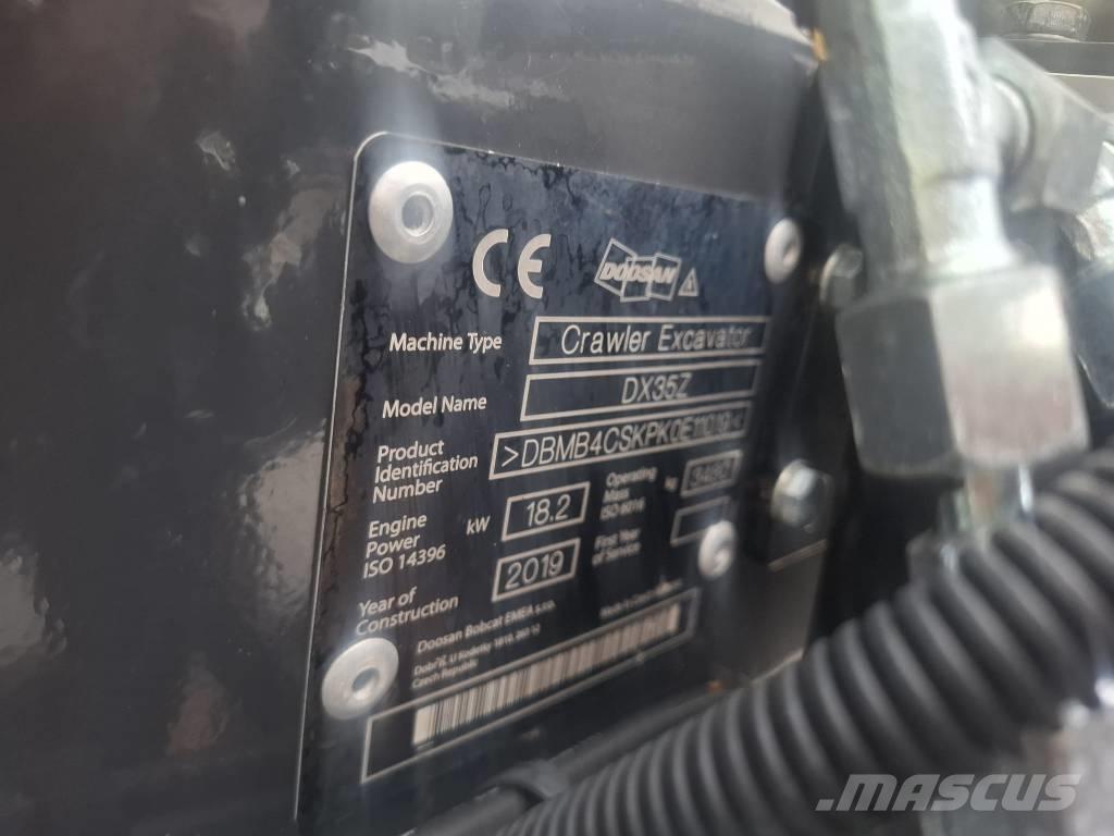 Doosan DX 35 Z Minigraafmachines < 7t