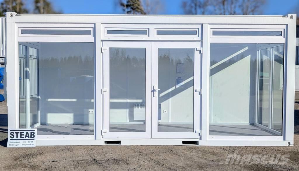 Containex IP GLAS 20 Bouwkeet
