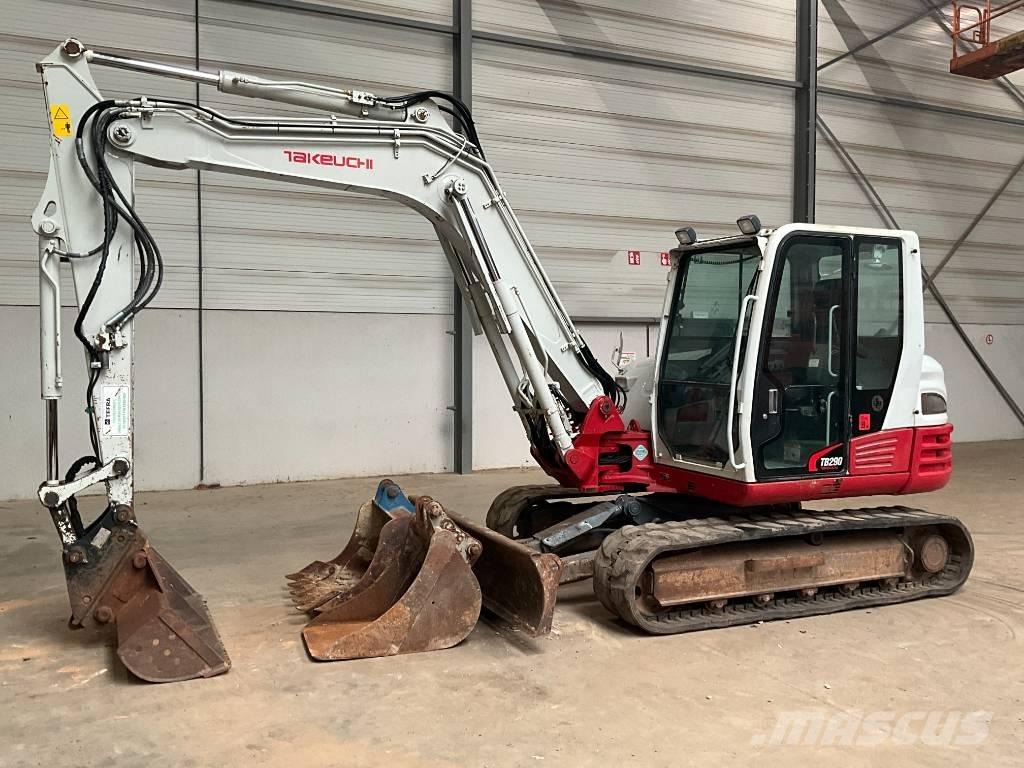 Takeuchi TB 290 Midigraafmachines 7t - 12t