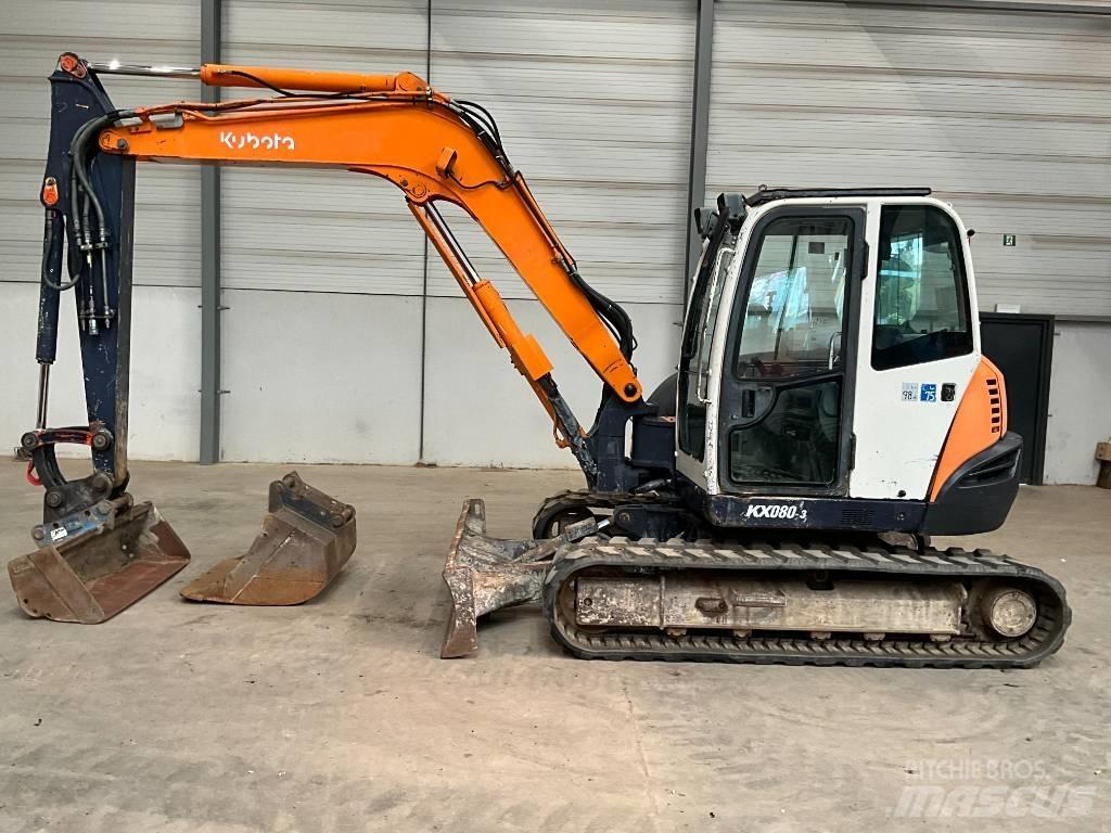 Kubota KX 080-3 Midigraafmachines 7t - 12t