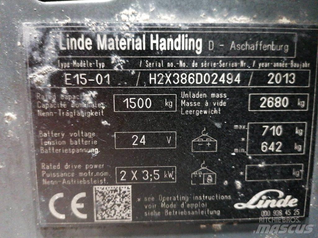 Linde E15-01 Elektrische heftrucks
