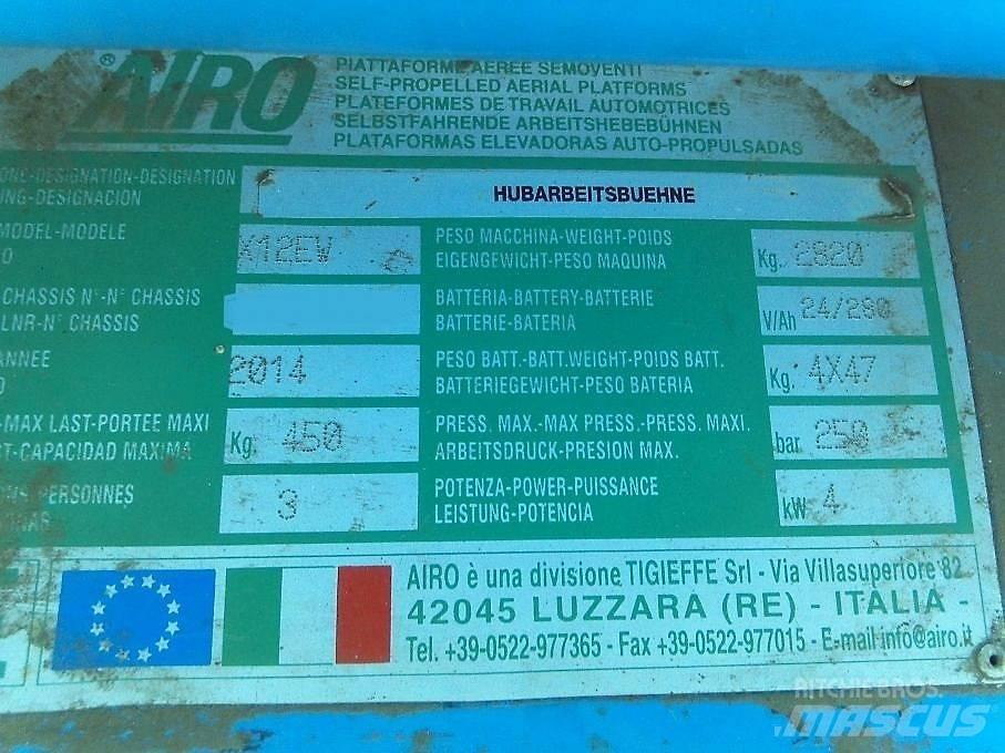 Airo X 12 EW Schaarhoogwerkers
