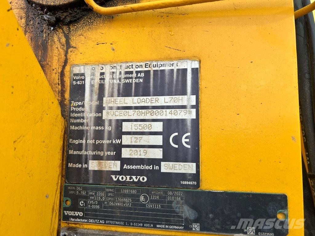 Volvo L 70 H Wielladers