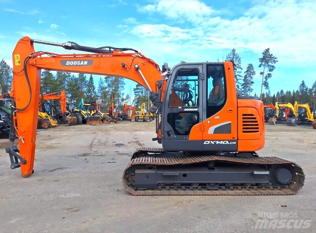 Doosan DX140LCR-5 Rupsgraafmachines