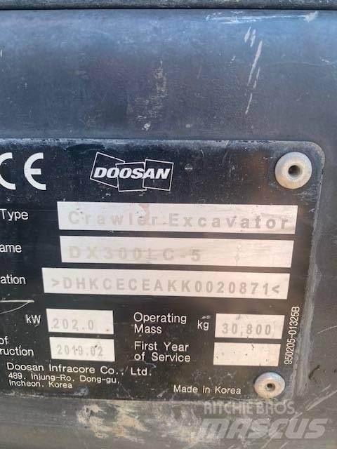 Doosan DX 300 LC-5 Rupsgraafmachines