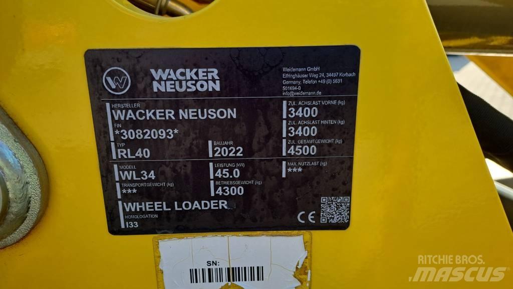 Wacker Neuson WL34 Wielladers