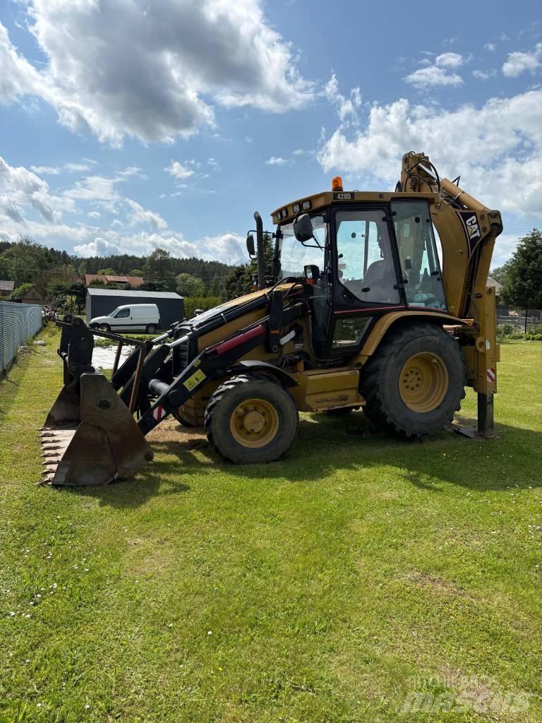 CAT 428 D 4x4 Graaf-laadcombinaties