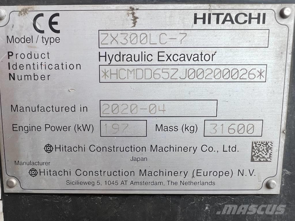 Hitachi ZX 300 LC-7 Rupsgraafmachines
