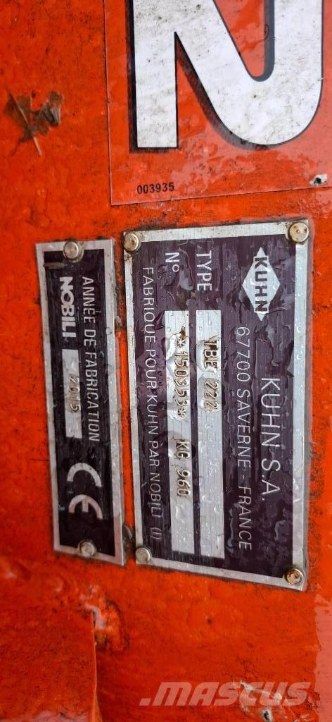 Kuhn TBE 222 Klepelmaaiers