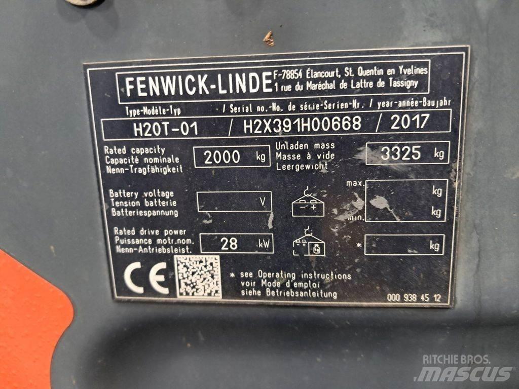 Linde H20T-01 LPG heftrucks