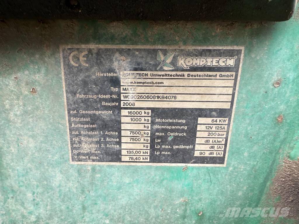 Komptech Maxx Mobiele zeefinstallaties