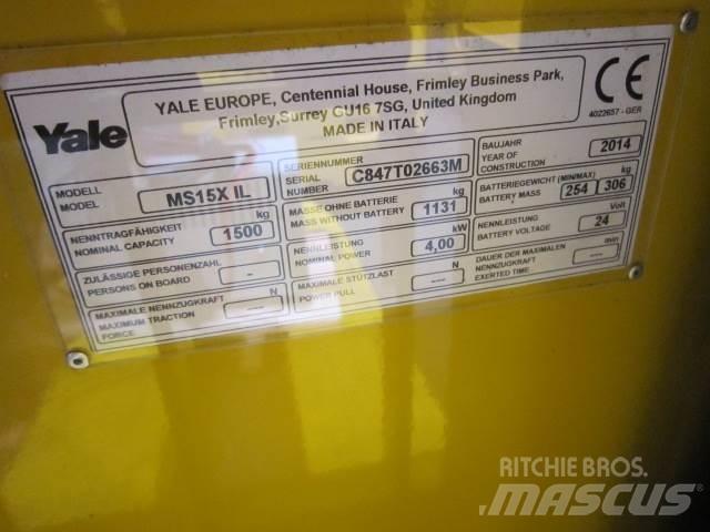 Yale MS15X-IL Pallettruck met meerij platform